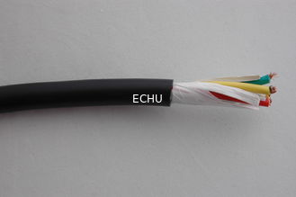 الصين شهادة CE PVC كابل بيانات مع جديلة نحاسية معلبة LiYY ، LiYCY 8Cx0.14sqmm باللون الأسود المزود
