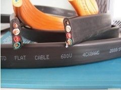 Good price كابل سفر مسطح مرن للرافعة أو الناقلة 4Cx35sqmm سترة سوداء الانترنت
