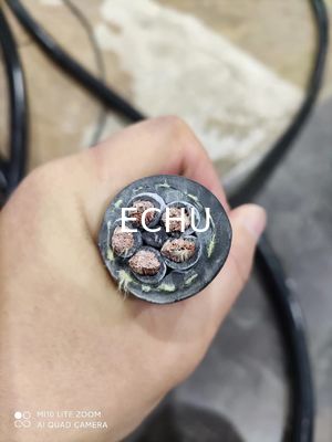 جودة ECHU كابل المضغوطة المرنة للتركيب المرن مع سترة سوداء 450/750 فولت، 0.6/1 كيلو فولت مصنع