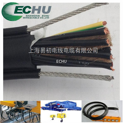 Good price ECHU كابل متحرك مرن كابل معلق RVV ((1G) /RVV ((1G) 10G1.5 باللون الأسود الانترنت